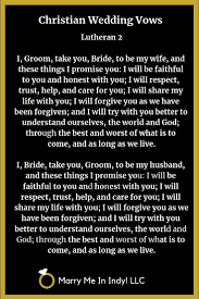 christian vows