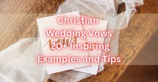 standard christian wedding vows