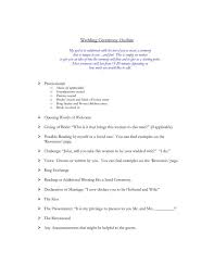 sample christian wedding ceremony outline