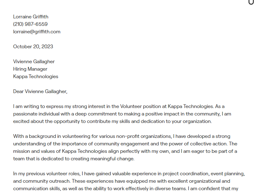 volunteerism examples