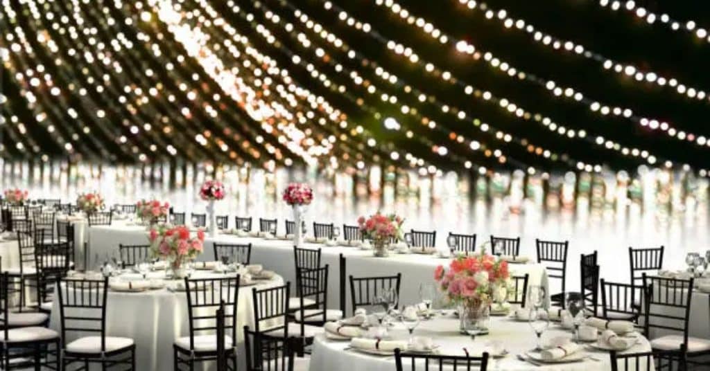 wedding venue and reception