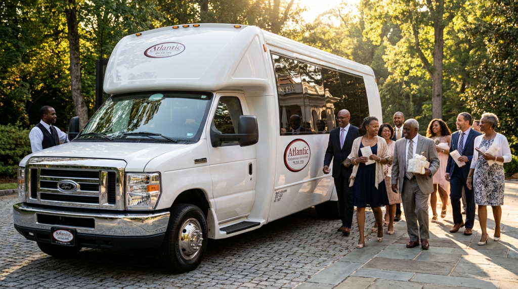 wedding guest transportation