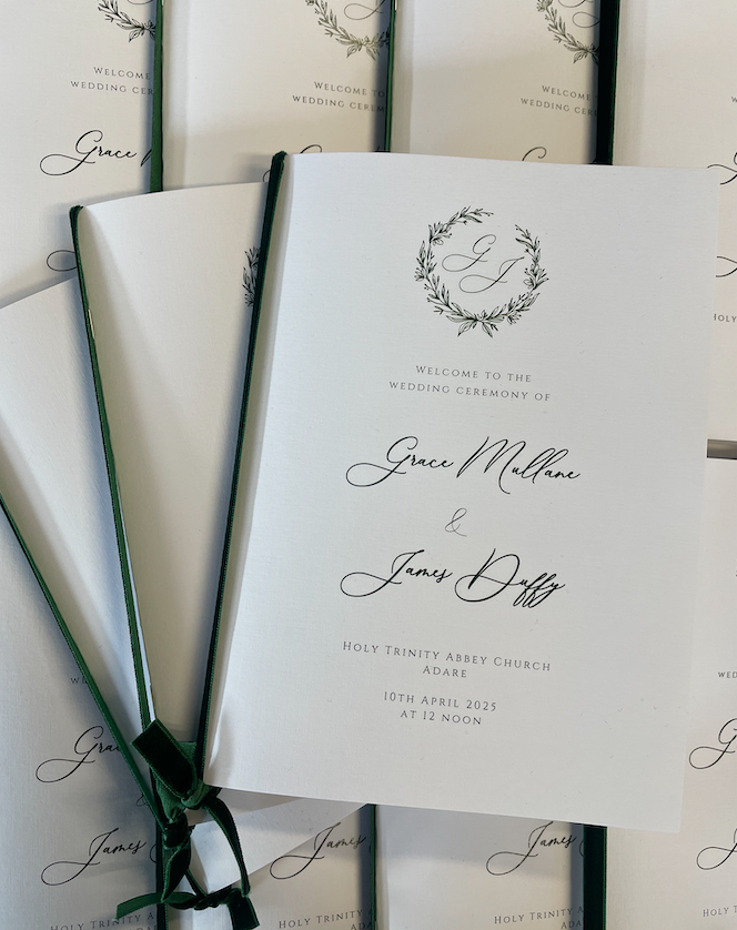 wedding mass booklet