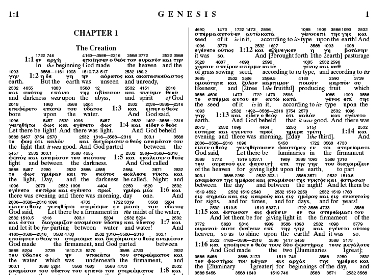 interlinear bible online
